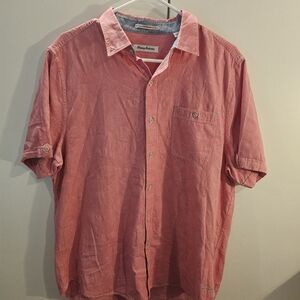 Tommy Bahama Men's Coral Button Down Shirt